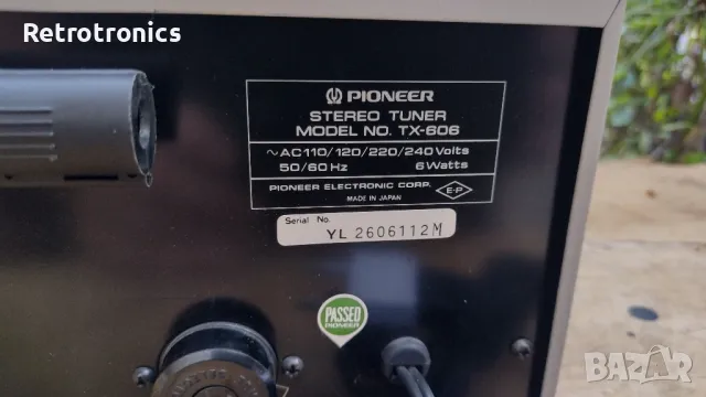 Pioneer TX-606 Tuner, снимка 9 - Ресийвъри, усилватели, смесителни пултове - 46899691