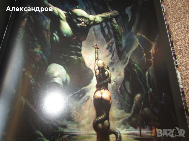 Frank Frazetta XXL The Fantastic Worlds of Frank Frazetta, снимка 7 - Енциклопедии, справочници - 46749462