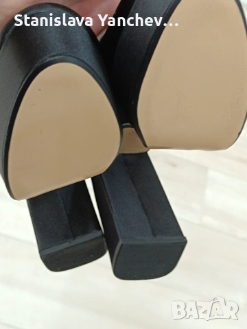 Официални обувки на висок ток и платформа 