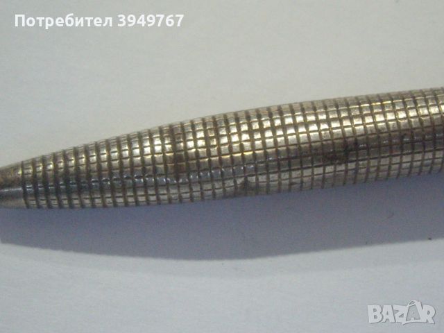 Стара работеща сребърна писалка., снимка 4 - Ученически пособия, канцеларски материали - 45728212