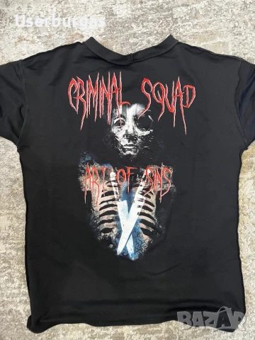 Тениска Criminal squad , снимка 2 - Тениски - 50497525