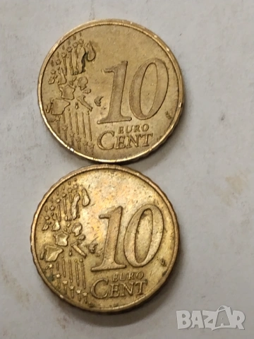 Монети от 10 евро цента , снимка 2 - Нумизматика и бонистика - 54097743