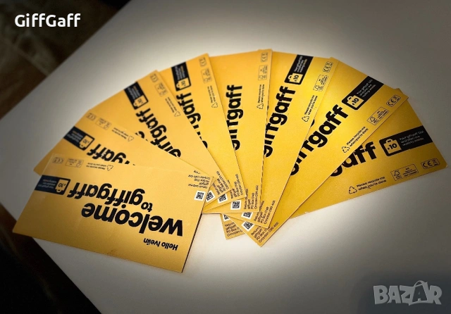 Предплатени Английски Сим карти