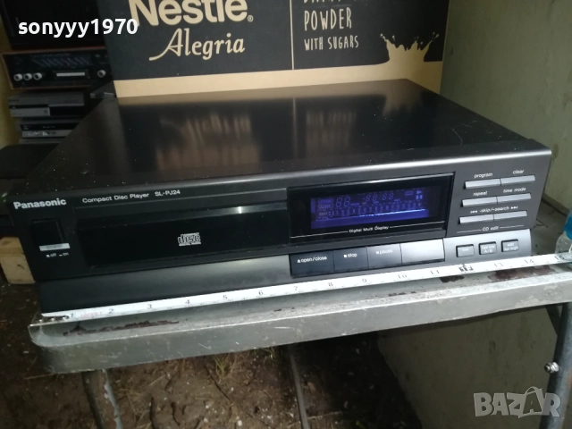 PANASONIC SL-PJ24 CD PLAYER-MADE IN JAPAN-ВЧЕРА ВНОС ОТ SWISS 0711251632LCHERY2, снимка 6 - Декове - 52334094