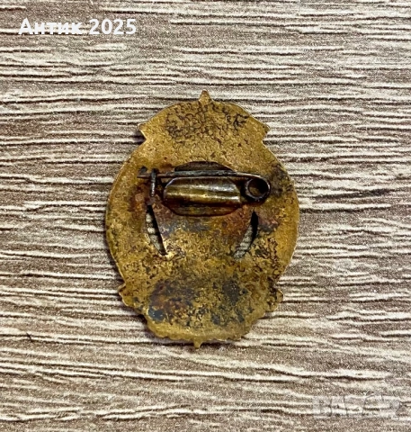 Значка „Юный активист спорта“ СССР, месинг, емайл, игла, снимка 2 - Колекции - 53644044