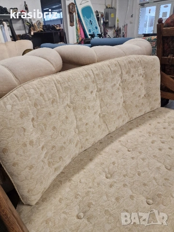 К-т Масивно Канапе...2-ка Кресла и Маса-внос от Германия!, снимка 4 - Дивани и мека мебел - 53563507