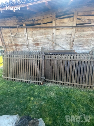 Дървена ограда , снимка 2 - Огради и мрежи - 53838998