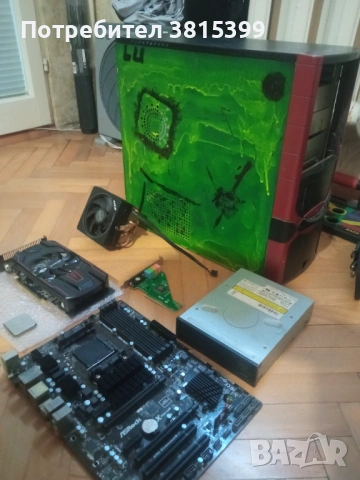 Компютърни части. AMD FX-8350/ASRock 970 Extreme3/Sapphire RX560/Wraith Max AMD