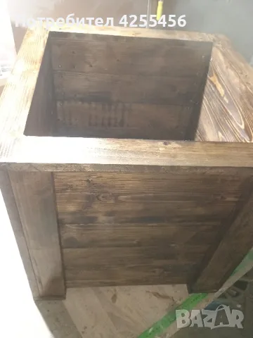 продавам дървени кашпи , снимка 10 - Саксии и кашпи - 50368024