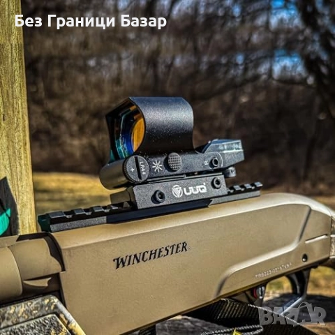 Нов Рефлексен прицел с мулти покритие, алуминиев корпус и бърз монтаж, снимка 7 - Оборудване и аксесоари за оръжия - 52544578