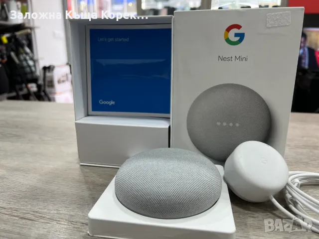 Продава се тонколона Google Nest Mini, снимка 2 - Bluetooth тонколони - 48957504