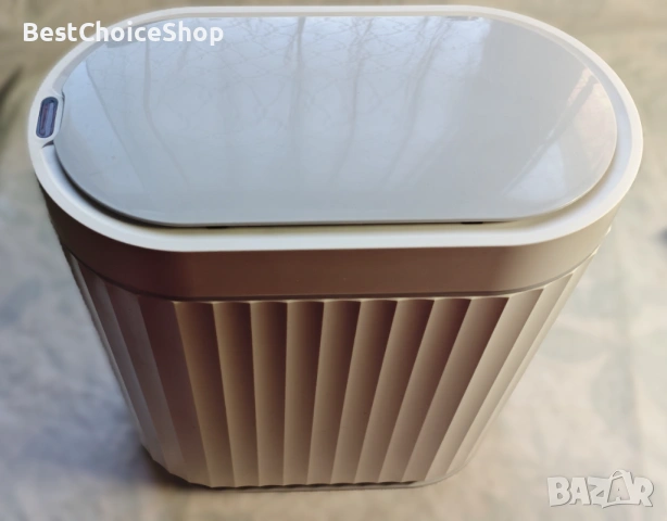 Автоматичен сензорен кош 8L смарт с капак – водоустойчив, снимка 5 - Друга електроника - 53700045