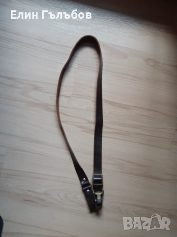 Ремък (портурей) за военен колан, ест.кожа неизползван