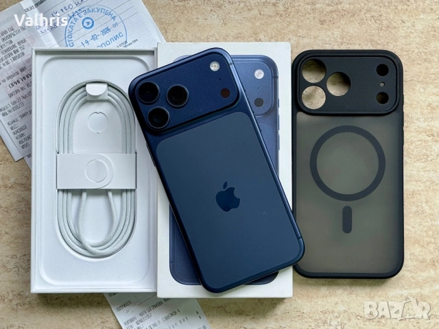 КАТО НОВ! 2г. Гаранция! Apple iPhone 17 Pro Max 256GB Deep Blue