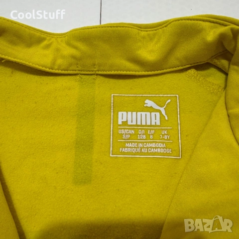 Детско Футболно Горнище Puma Borussia Dortmund BVB Размер 7-8 г, снимка 7 - Детски комплекти - 53925473