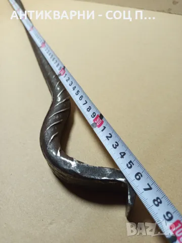 Стар Ръчно Кован Лост Щанга Козикрак Тегло 2.700кг., снимка 12 - Антикварни и старинни предмети - 49755978