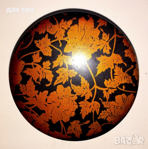 златни бои ретро кутия за бижута Флора Азия