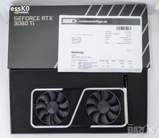 NVIDIA GeForce RTX 3060 Ti Founders Edition 8GB GDDR6