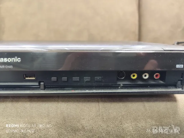 DVD RECORDER PANASONIC , снимка 3 - Плейъри, домашно кино, прожектори - 50044672
