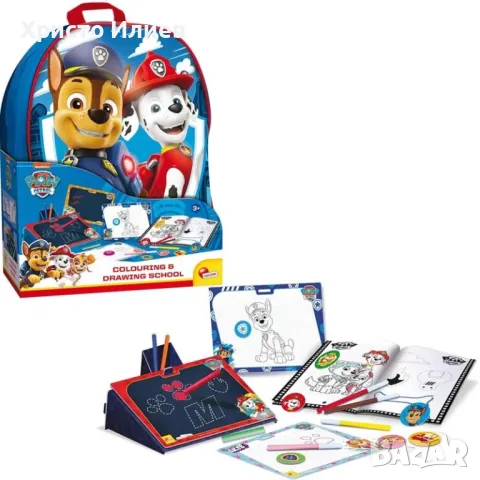 Креативен комплект за рисуване с раница Paw Patrol
