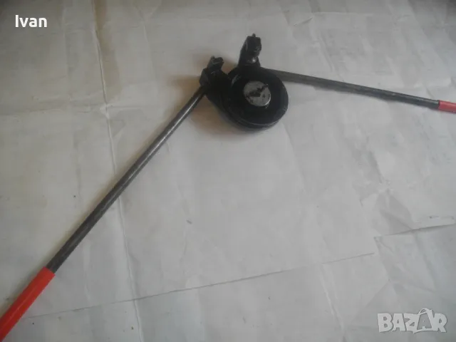 НОВ НИДЕРЛАНДСКИ РЪЧЕН ТРЪБОГИБ УРЕД ЗА ОГЪВАНЕ НА ТРЪБИ РАЗМЕР ДИАМЕТЪР ф12мм-ф15мм МАСИВЕН, снимка 17 - Други инструменти - 49637503