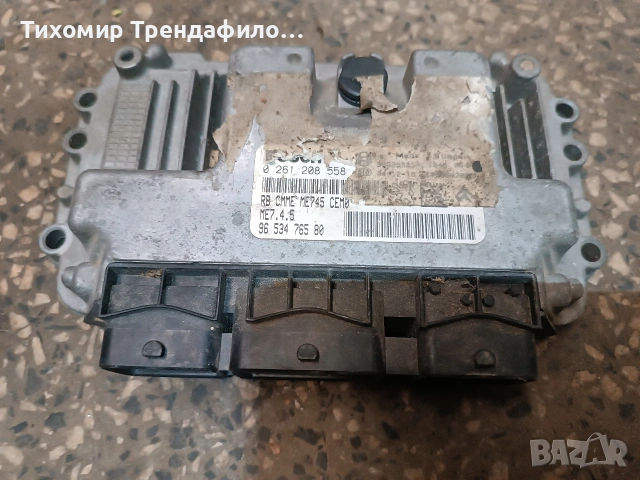 компютър PEUGEOT 307 1.6 16V 109 hp ECU 0 261 208 558 0261208558 ME7.4.5 ME745 96 534 765 80