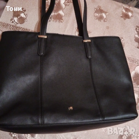 Anna Field Оригинал Нова Кожена Дамска Голяма Чанта с Несесер , снимка 3 - Чанти - 53448912