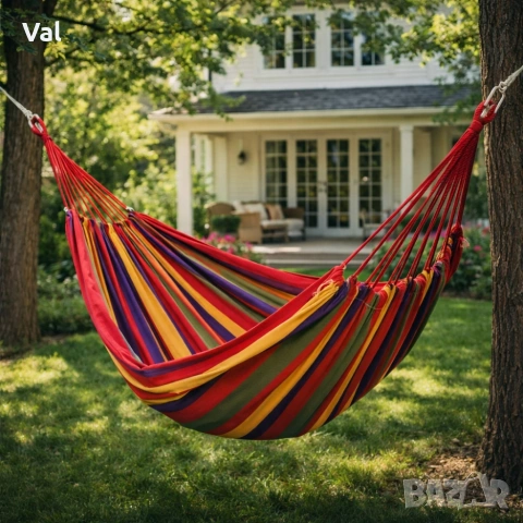 Градиснки хамак - идеален за релакс, следобедна дрямка или почивка, снимка 4 - Градински мебели, декорация  - 53890919