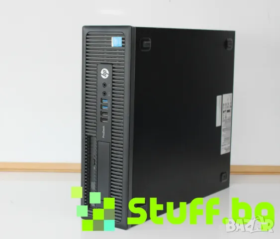 Компютър HP ProDesk 600 G1 SFF i5-4570/8GB RAM/256GB SSD+1TB HDD Win10, снимка 5 - Работни компютри - 49286442