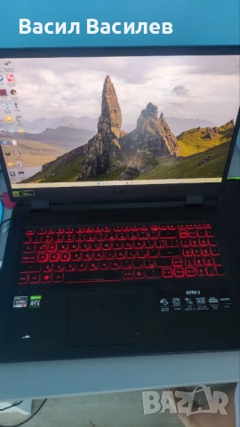 Acer Nitro 5 AN517-43 AMD Ryzen 7 7735HS 3.2/4.75GHz 17.3" RXT 3050ti
