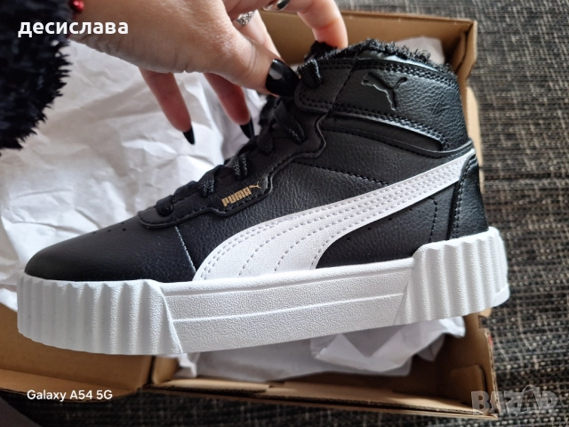 Продавам оригинални зимни детски боти Puma Carina, снимка 3 - Детски маратонки - 52787922
