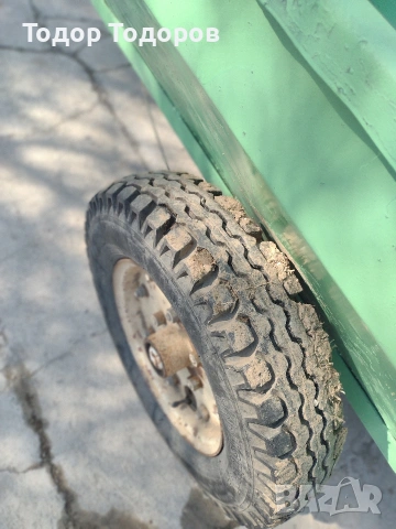 Оригинално ремарке за мотоблок, мотофреза или мотокултиватор Беларус или акме или руджерини., снимка 4 - Селскостопанска техника - 53741090