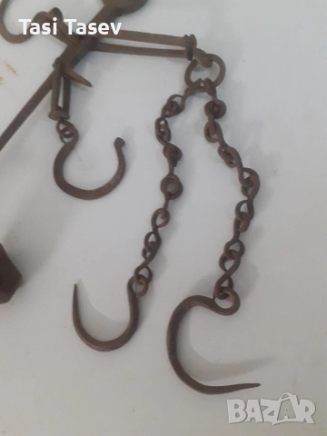 Стари кантари с топуз - 100 кг и 20 кг, снимка 4 - Антикварни и старинни предмети - 52672756