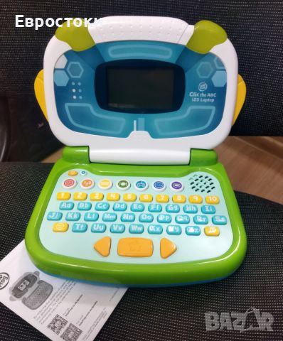 Детски лаптоп Leapfrog Clic the ABC 123, интерактивна играчка образователен лаптоп, английска версия, снимка 7 - Образователни игри - 45657888