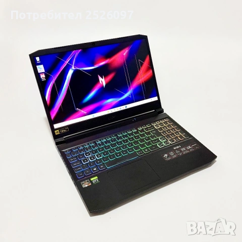 Acer Nitro 5/144Hz 15.6”/RTX 3080 8GB/Ryzen 9 5900HX/32GB/1TB NVMe/RGB