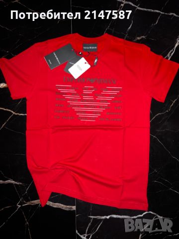 Мъжки тениски Emporio Armani , снимка 1 - Тениски - 45944112