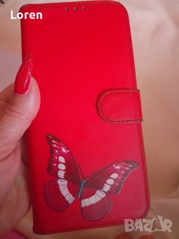 Подарявам!Калъв тип папка с место за карти за Nokia G22