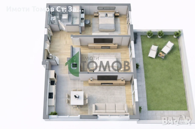 Тристаен апартамент в новострояща се сграда в кв. Самара 3 / БЕЗ КОМИСИОН/