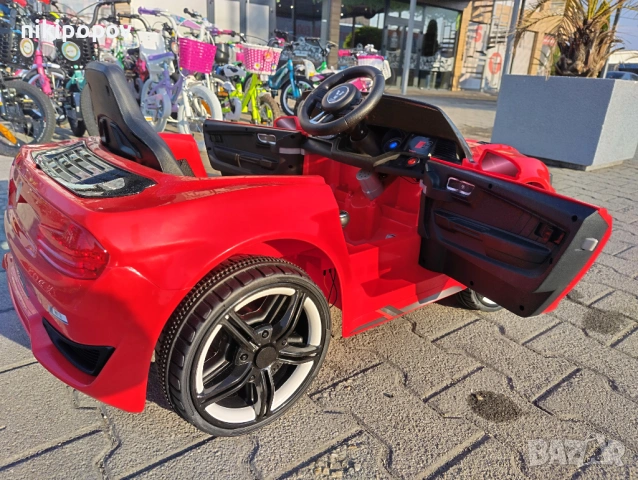 EU Акумулаторна кола 12V MONACO червен, снимка 11 - Коли, камиони, мотори, писти - 53849851