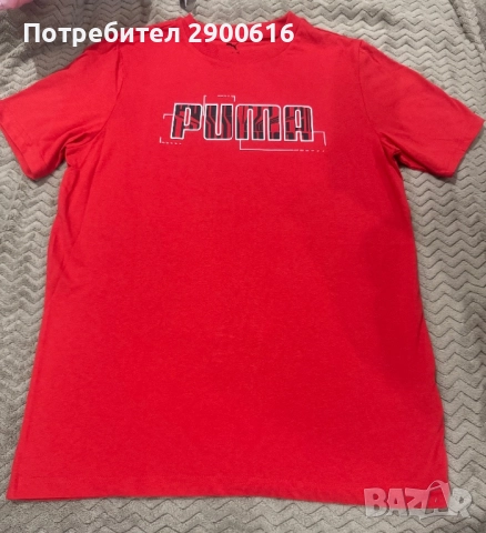 Мъжки тениски Puma за момчета 13-14г(164);15-16г.(176), снимка 2 - Тениски - 52385898