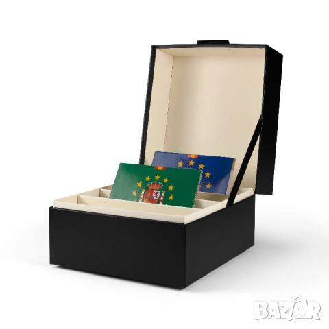 кутия за съхранение LOGIK LEUCHTTURM A5 - черна - подходяща за до 250 банкноти в PMG, снимка 7 - Нумизматика и бонистика - 38521594