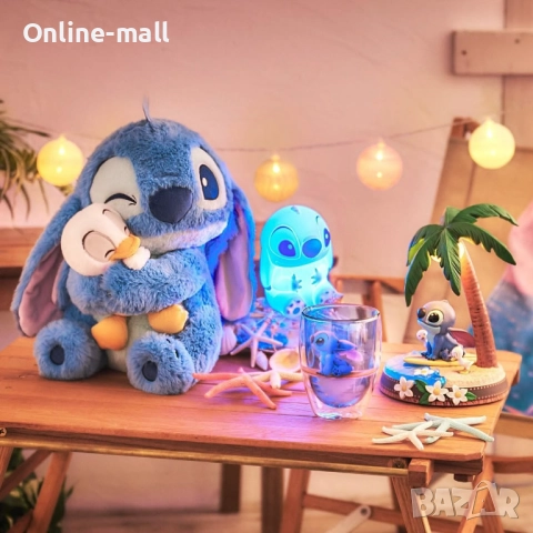 Плюшен Стич с пате, Сладък плюшен Стич с патенце 25-65см, снимка 2 - Плюшени играчки - 51461604