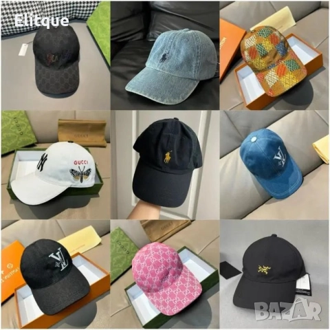 шапки с козирка Gucci Burberry polo emporio armani Louis Vuitton 
