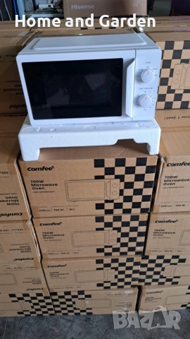 Компактна микровълнова фурна Comfee – 20L, 700W, 5 нива на мощност, снимка 5 - Микровълнови - 53934873