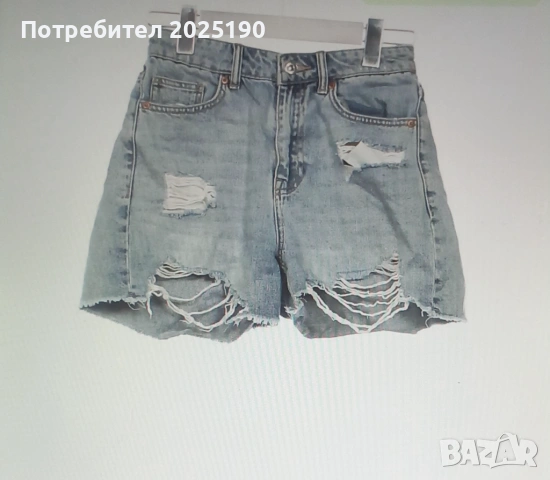 Дамски дънкови панталонки Н&М 