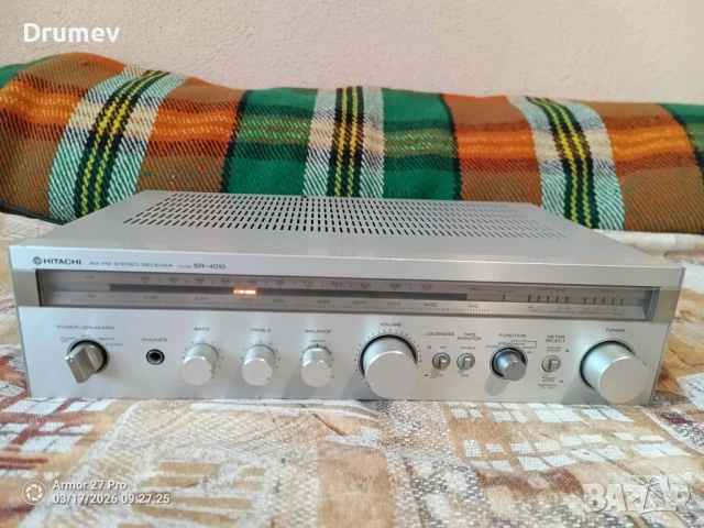 Продавам винтидж ресивър HITACHI SR 4010!, снимка 2 - Ресийвъри, усилватели, смесителни пултове - 53881870