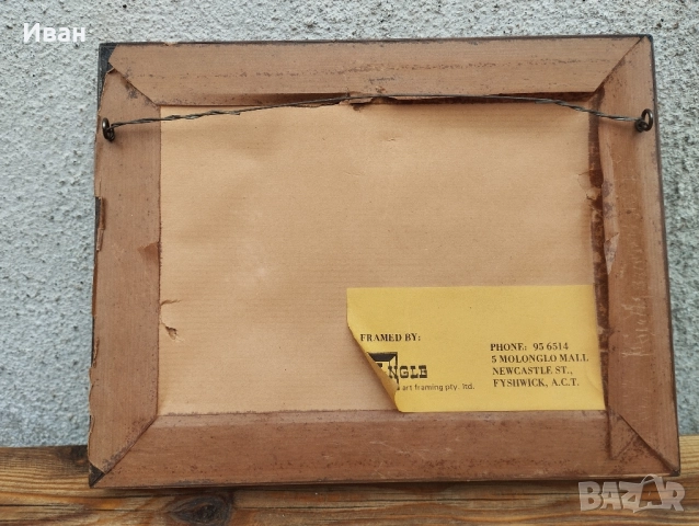 малка маслена картина , снимка 7 - Картини - 52418062