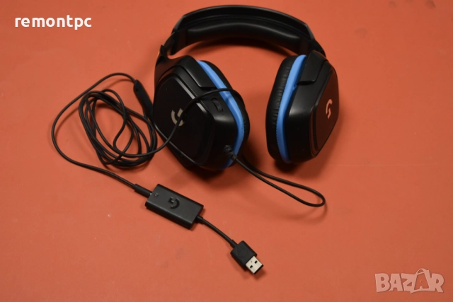Гейминг слушалки Logitech - G432, черни