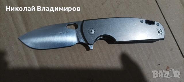 Оригинален нож двобен kyomi viper N690Co джобно титан, снимка 3 - Ножове - 53395871