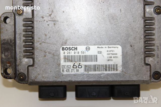 Моторен компютър ECU Fiat Scudo (1995-2007г) 0 281 010 591 / 0281010591 / 96 435 271 80 / 9643527180, снимка 2 - Части - 45743557